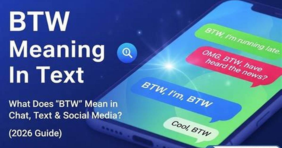 Btw Meaning in Text Revealed: Real Chat Screenshots and Message Examples
