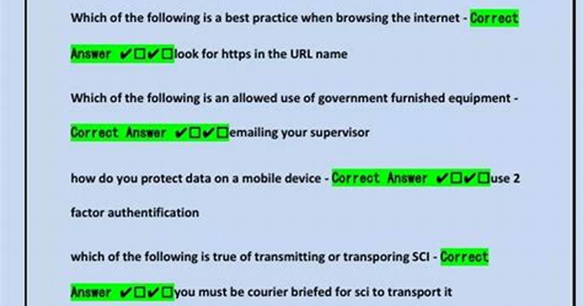 Cyber Awareness Challenge 2026 Full Study Guide: All Questions, Answers, and Scenarios