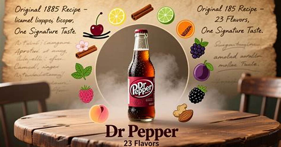 Dr Pepper 23 Flavors Explained: List of Ingredients, History, and Rankings