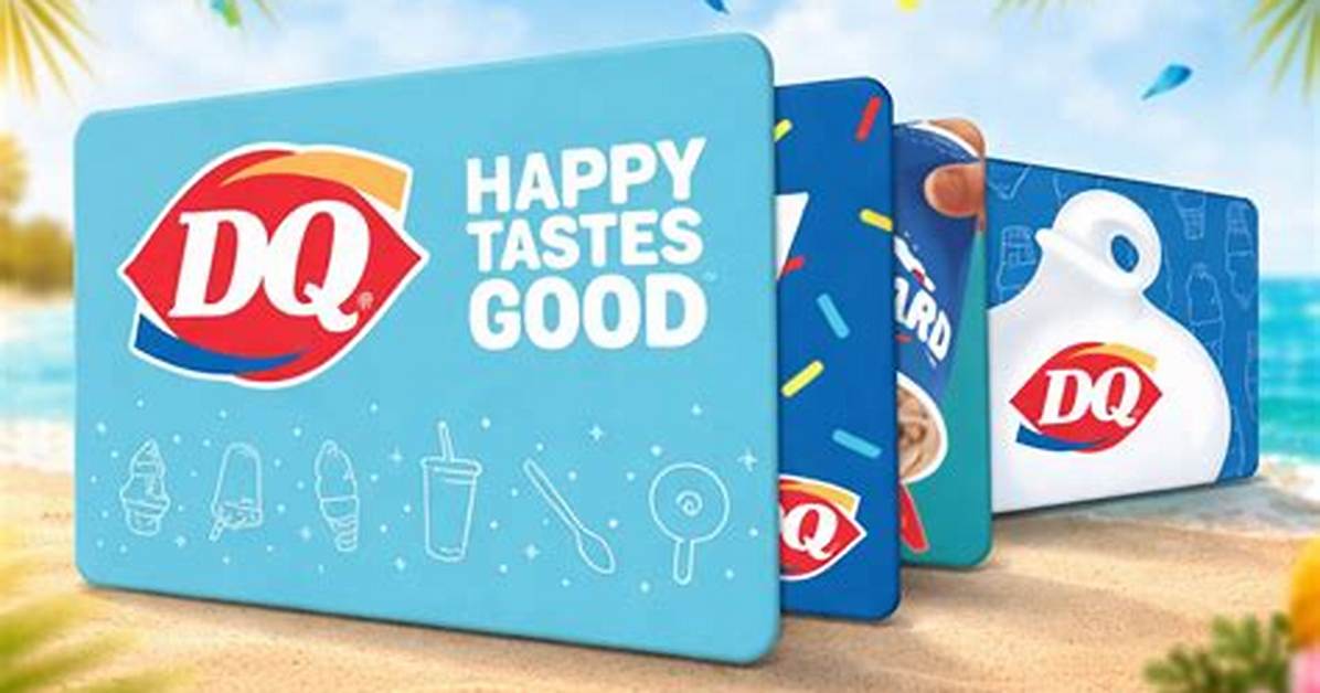 Everything to Know About Dairy Queen Gift Cards: Balance, Reloads & App Faq