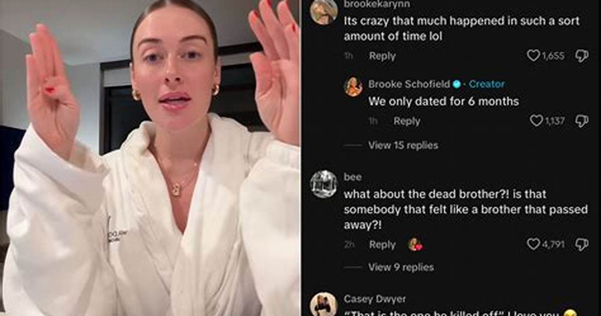 Fact-Checking Brooke Schofield's Tiktok Claims and Clinton Kane's Video Receipts