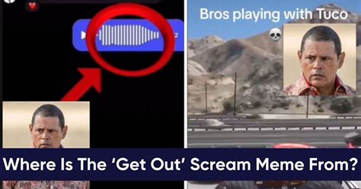 How the 'Get Out' Scream Meme Blew up on Tiktok: Complete Evolution Timeline