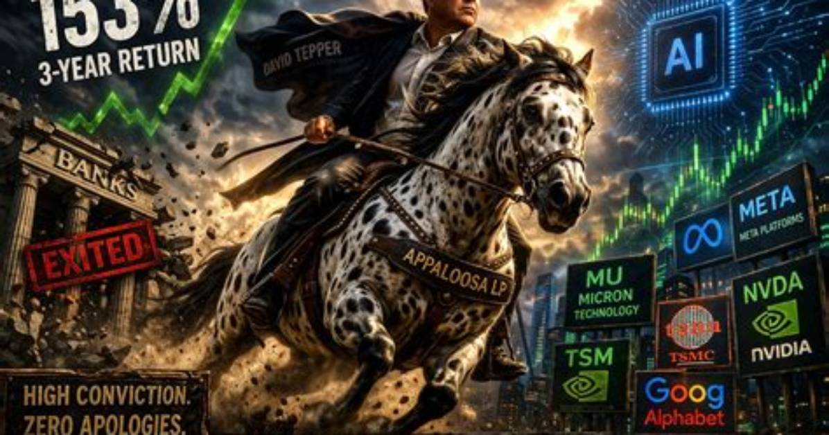 Inside David Tepper's Extreme Ai Pivot: Why Appaloosa Parked 40% in Just Three Stocks