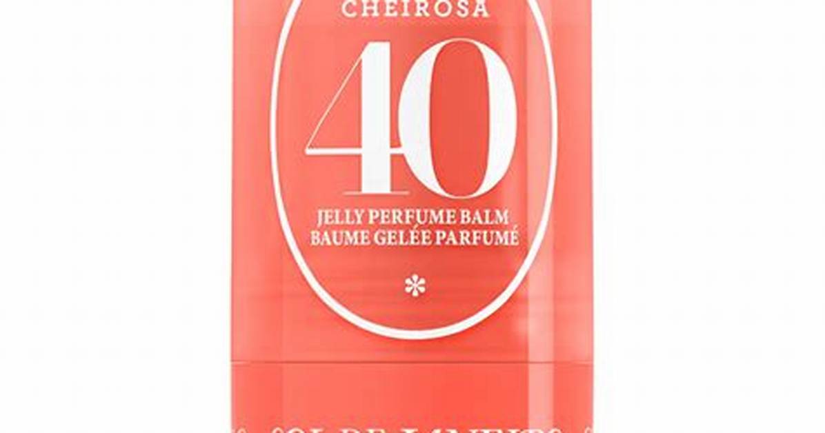 Is the Cheirosa 40 Jelly Perfume Balm Worth It? Scent Longevity Fact-Check