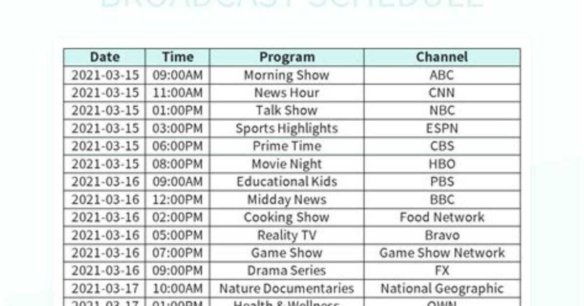 Live Broadcast Schedule: What Time Utc+8 Matches Kick off Worldwide