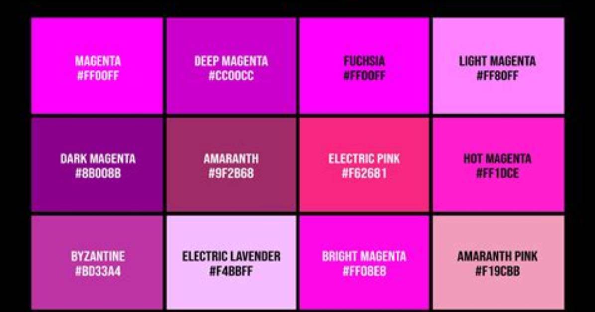 Magenta or Mauve? the True Color Wheel Science Behind Pink and Purple