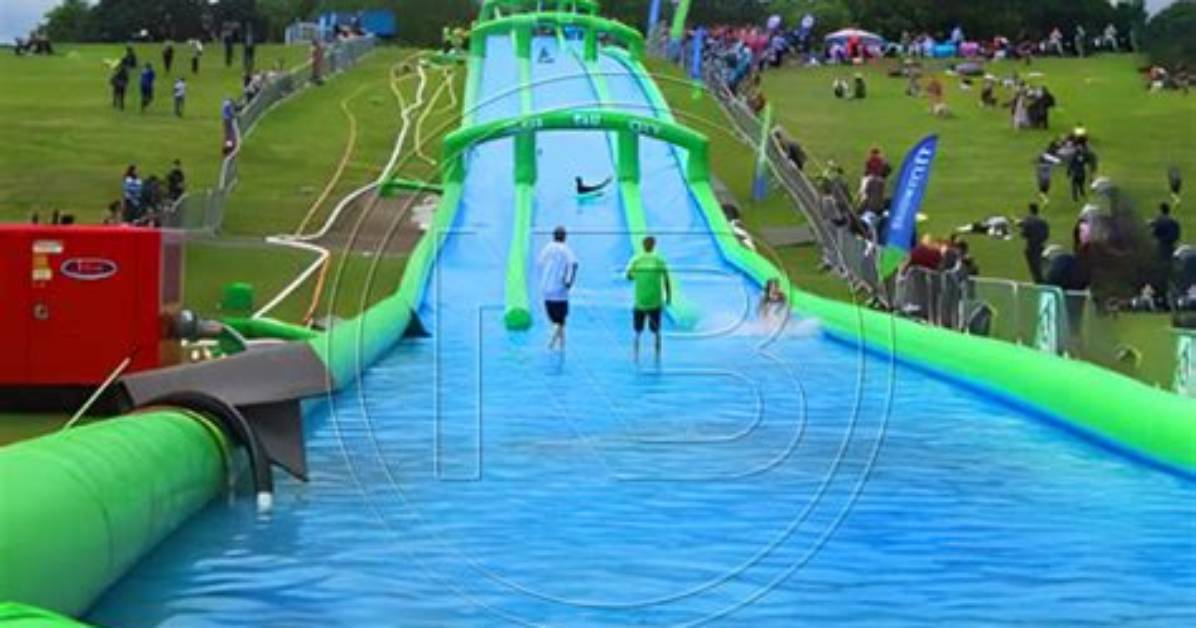 Massive Inflatable Slip 'N Slides Are Taking over: Are They Worth the Hype?