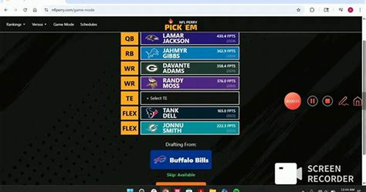 Mastering Nfl Perry Pick'em: Complete Guide to Winning Your Weekly Football Pool