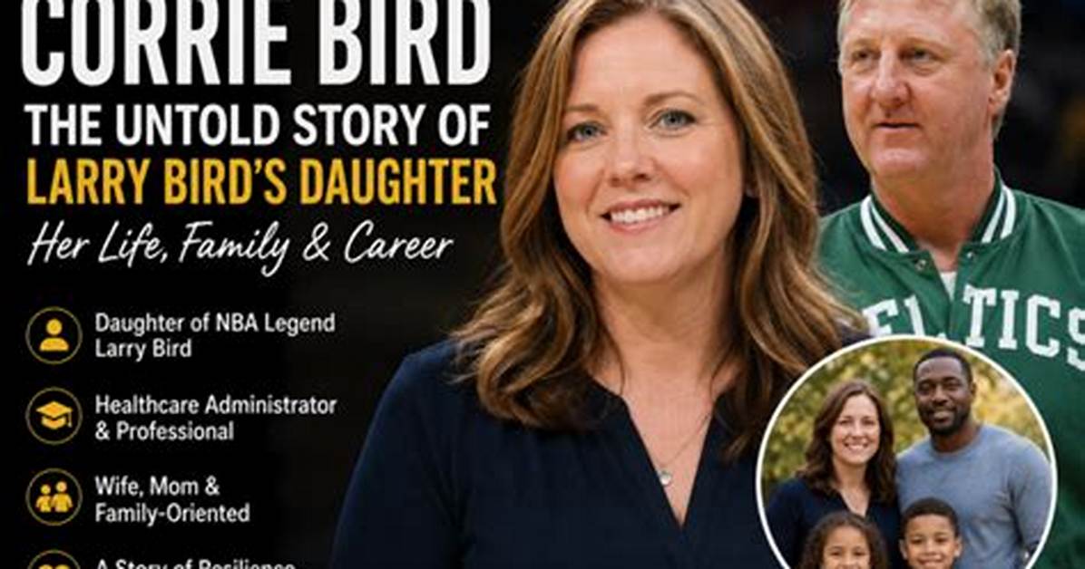 The Untold Pain of Corrie Bird: Why Larry Bird Kept His Eldest Daughter at a Distance