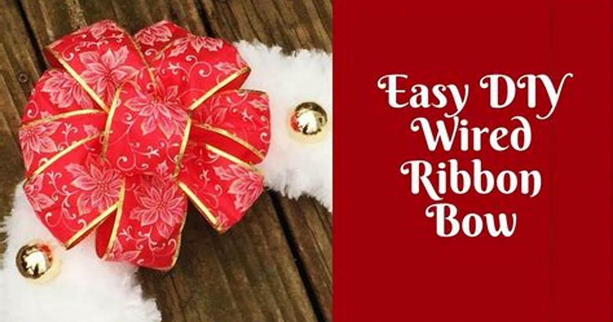 The Wired Ribbon Secret: Why Diy Bows Always Droop and How Pros Fix Them