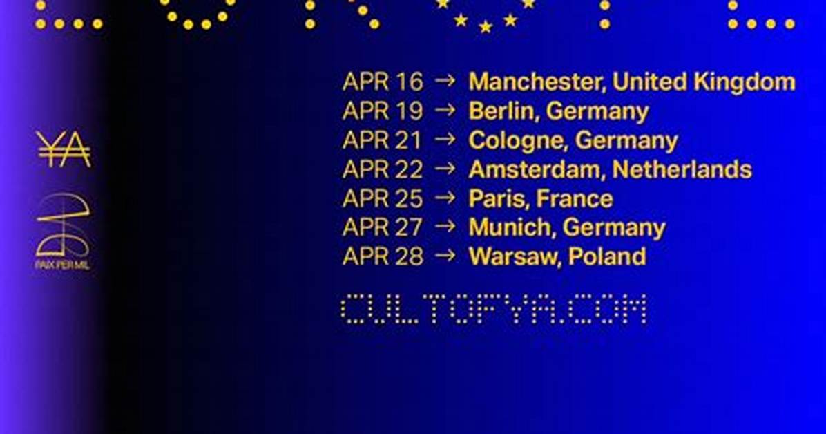 Tour Tracker 2026 Mar