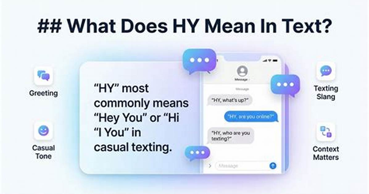 What Does 'Hy' Actually Mean? the Sudden Explosion Behind the Two-Letter Mystery