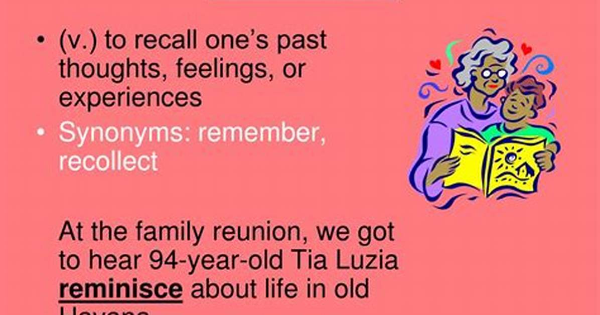 What Does 'Reminisces' Mean? Real Headline Proof and Everyday Usage
